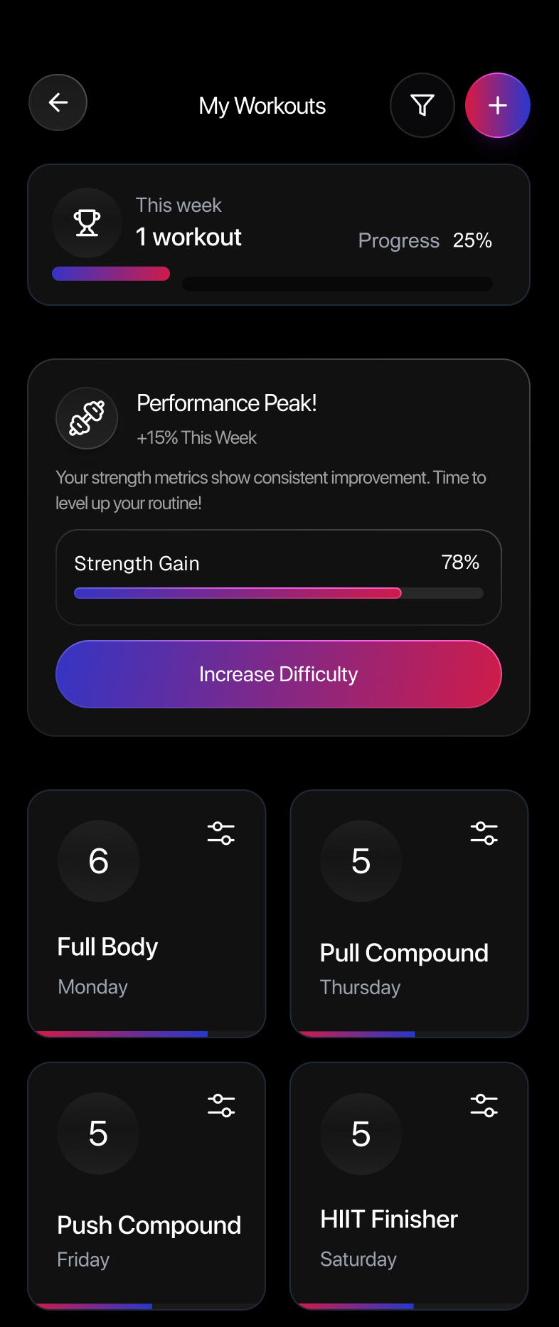 Coach Mode Dashboard